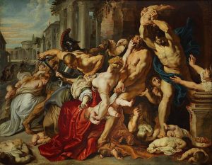 Lukisan Pembantaian Orang Tak Bersalah Oleh Peter Paul Rubens